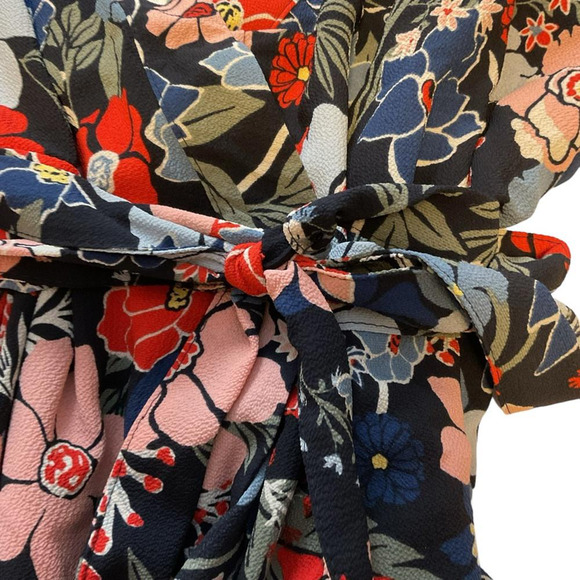 Motherhood Maternity Kimono Wrap Style Dress -Large Boxy Relaxed Fit Adjustable - Picture 9 of 11